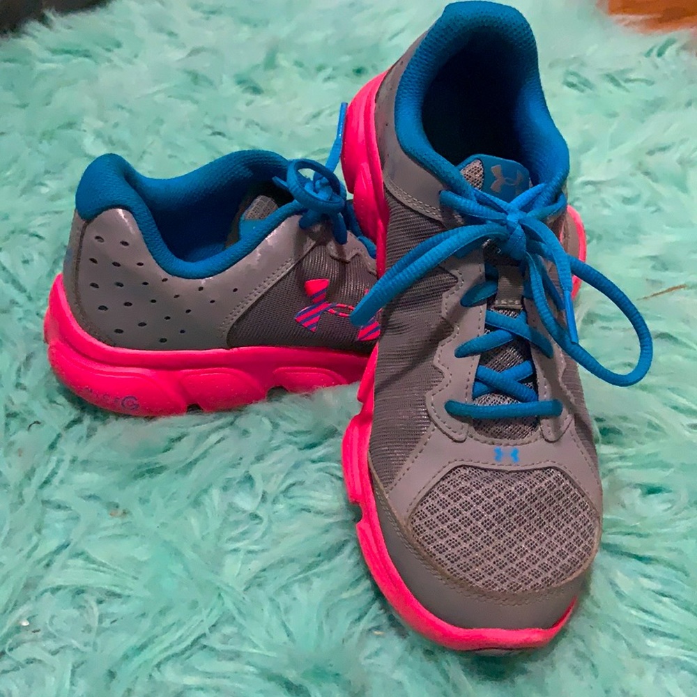 Under Armour Pink & Blue Athletic Shoes